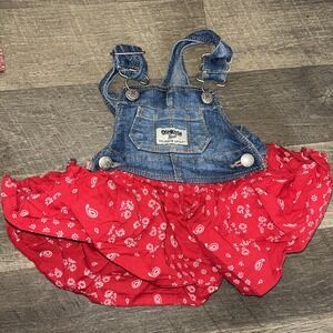 OshKosh B Gosh Handkerchief Baby Jumper size 3 months